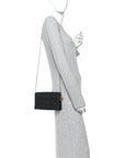 Lambskin Cannage Lady D1OR Pouch Black