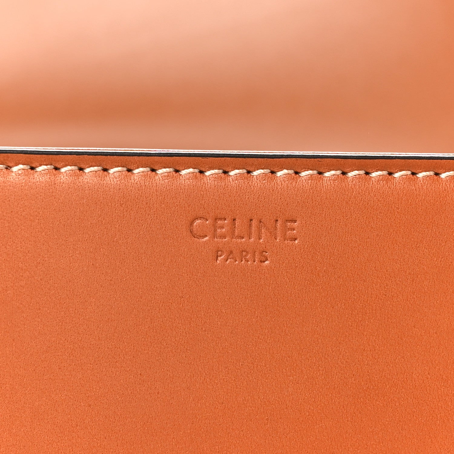 Natural Calfskin Medium Triomphe Tan