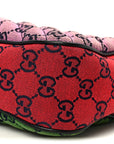 Monogram Multicolor Matelasse Diagonal Small GG Marmont Chain Shoulder Bag Pink Blue Green Red Light Blue
