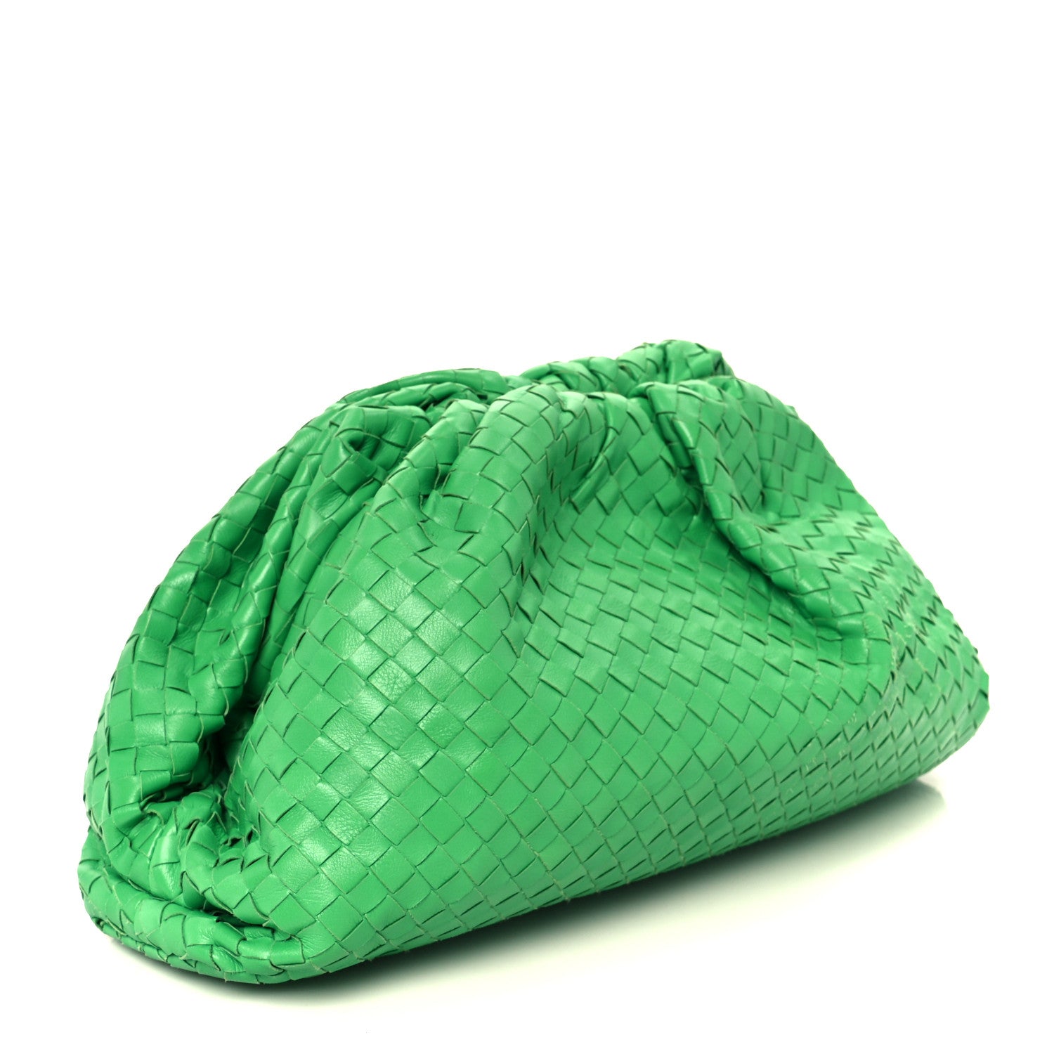 Nappa Maxi Intrecciato The Pouch Oversized Clutch Parakeet