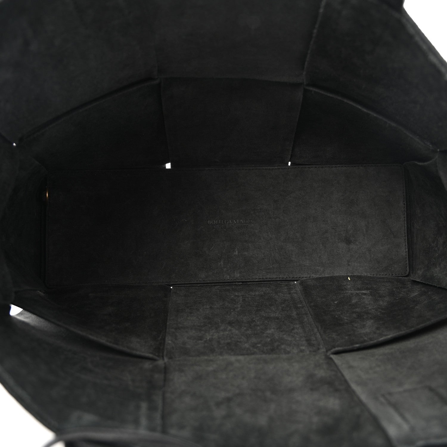 Grained Calfskin Maxi Intrecciato Arco Black