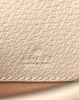GG Supreme Monogram Berry Textured Dollar Calfskin Mini Padlock Top Handle Shoulder Bag Beige Ebony Light Copper Mystic White