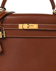 Veau Grain Lisse Kelly Sellier 32 Noisette