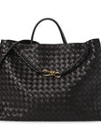 Nappa Intrecciato Large Andiamo Shoulder Bag Fondant