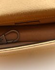 Metallic Calfskin Super Mini Dionysus Shoulder Bag Gold