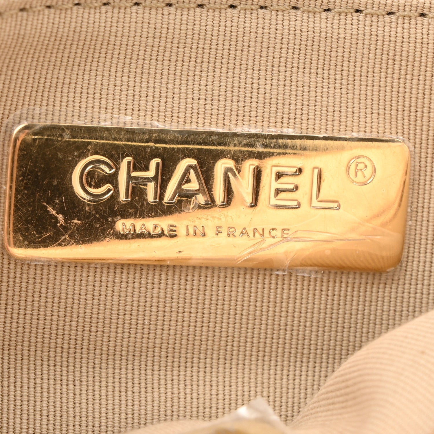 Metallic Lambskin Quilted Medium CHNL 19 Flap Gold