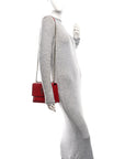 Calfskin Medium Monogram Sunset Rouge Eros