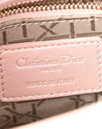 Metallic Lambskin Cannage Mini Lady D1OR Lotus