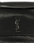 Grained Lambskin Monogram Large Niki Chain Satchel Black
