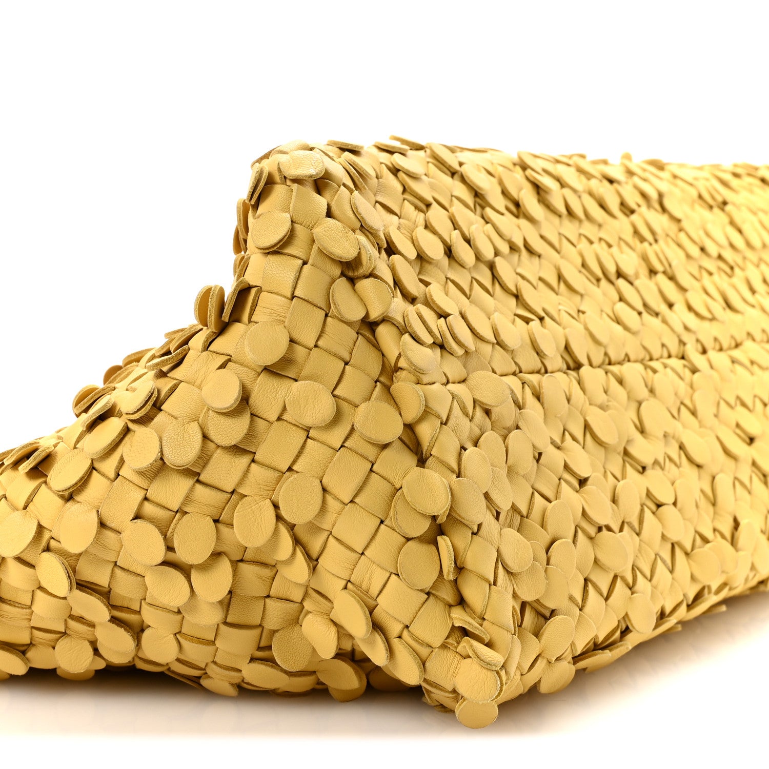 Nappa Intrecciato Medium Paillettes Cabat Poussin