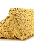 Nappa Intrecciato Medium Paillettes Cabat Poussin