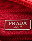 Tessuto Nylon Mini Re-Edition 2000 Bag Rosso