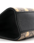 GG Supreme Monogram Bees Small Padlock Shoulder Bag Black