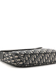 Grained Calfskin Oblique Saddle Messenger Black