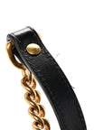 Calfskin Matelasse Mini GG Marmont Shoulder Bag Black