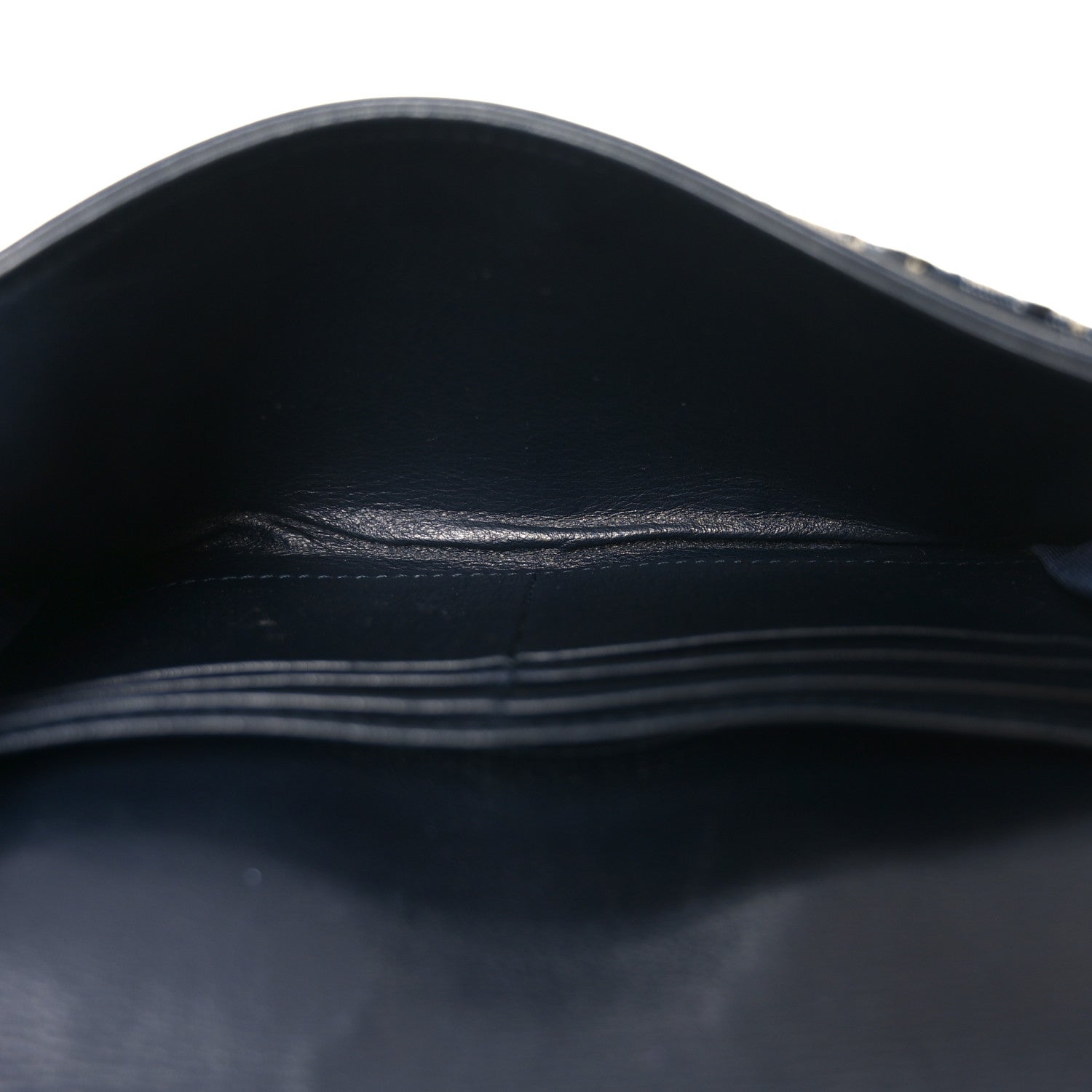Oblique Small Saddle Chain Pouch Blue