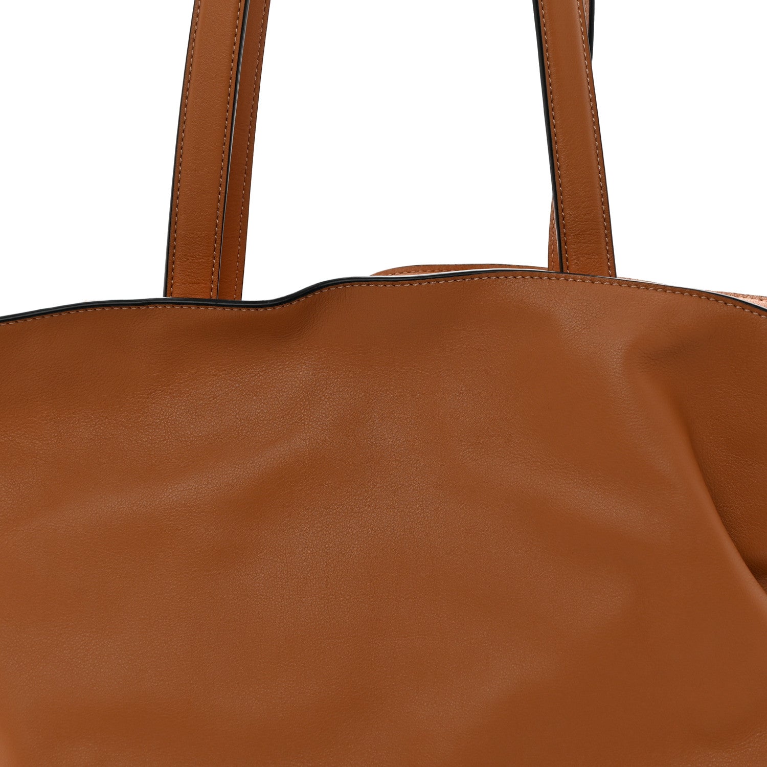 Calfskin Large Flamenco Knot Bag Warm Desert