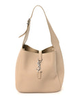Smooth Calfskin Small Le 5 A 7 Soft Hobo Sea Salt