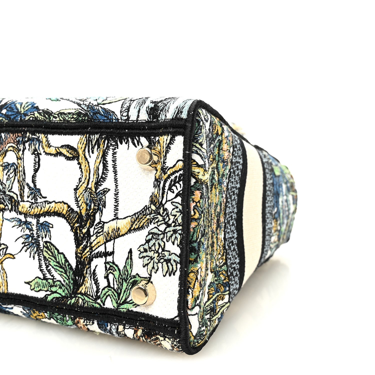 Canvas Embroidered Etoile de Voyage Medium Lady D-Lite Multicolor