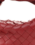 Nappa Intrecciato Mini Jodie Dark Red