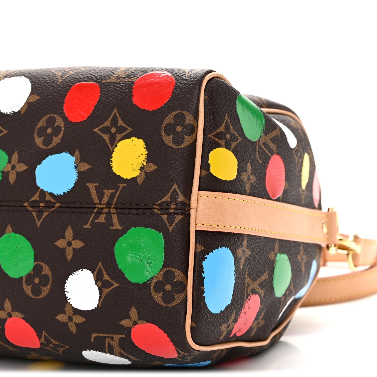 LV X YK Monogram Speedy Bandouliere 25 Multicolor