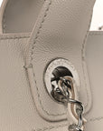 Caviar Medium Studded Deauville Tote Ivory
