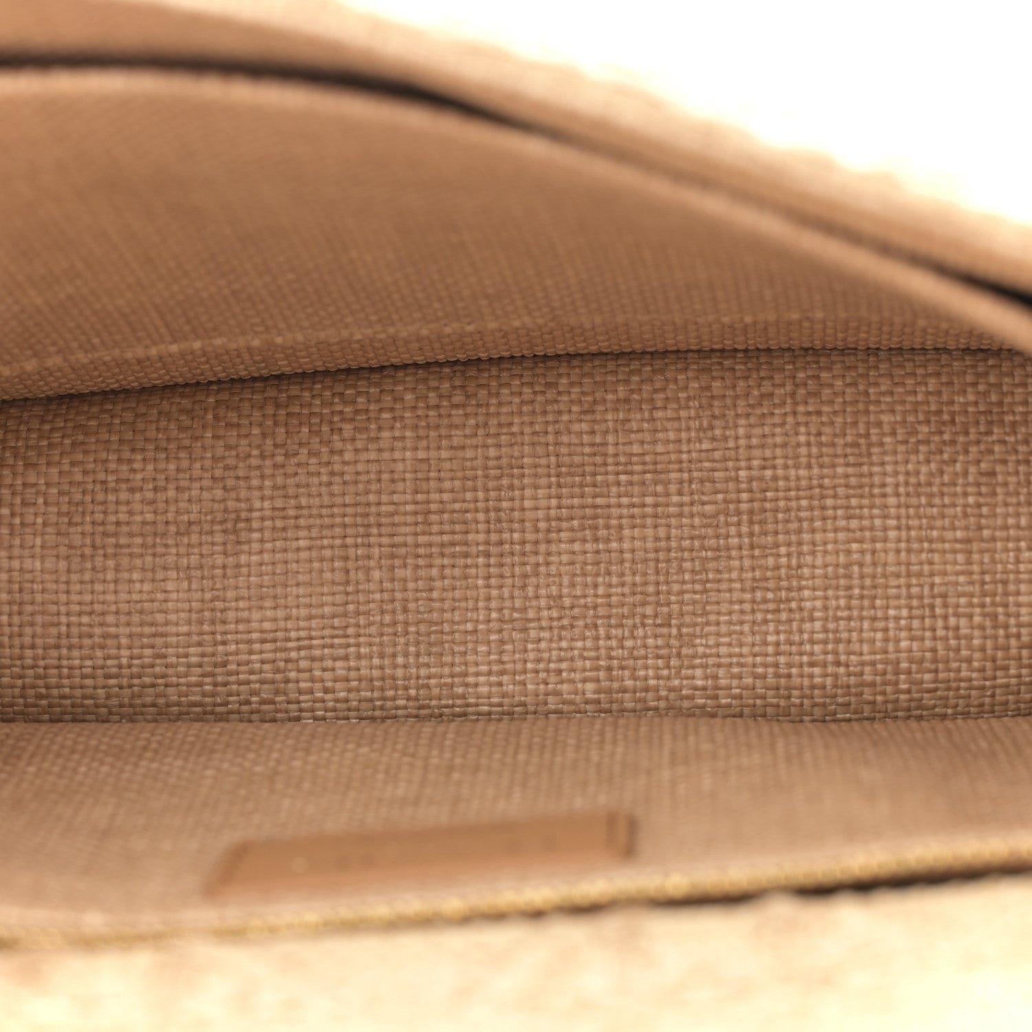 Raffia Calfskin 30 Montaigne Flap Bag Beige