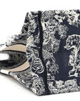 Canvas Embroidered Medium D1ORiviera Toile De Jouy Book Tote Blue