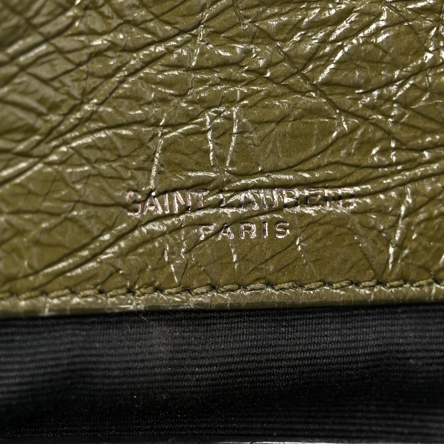 Crinkled Lambskin Matelasse Monogram Baby Niki Chain Satchel Seawood
