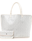 X PEANUTS Goyardine Reversible Anjou GM White