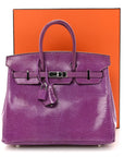Lizard Birkin 25 Violet