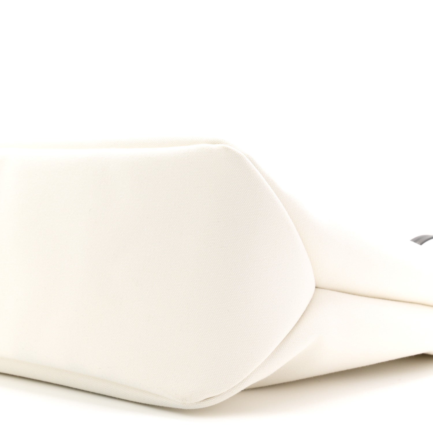 Canvas Racing Logo Tote White