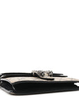 GG Supreme Monogram Super Mini Dionysus Shoulder Bag Black