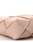 Lambskin Maxi Intrecciato Mini Cassette Camera Bag Macaroon