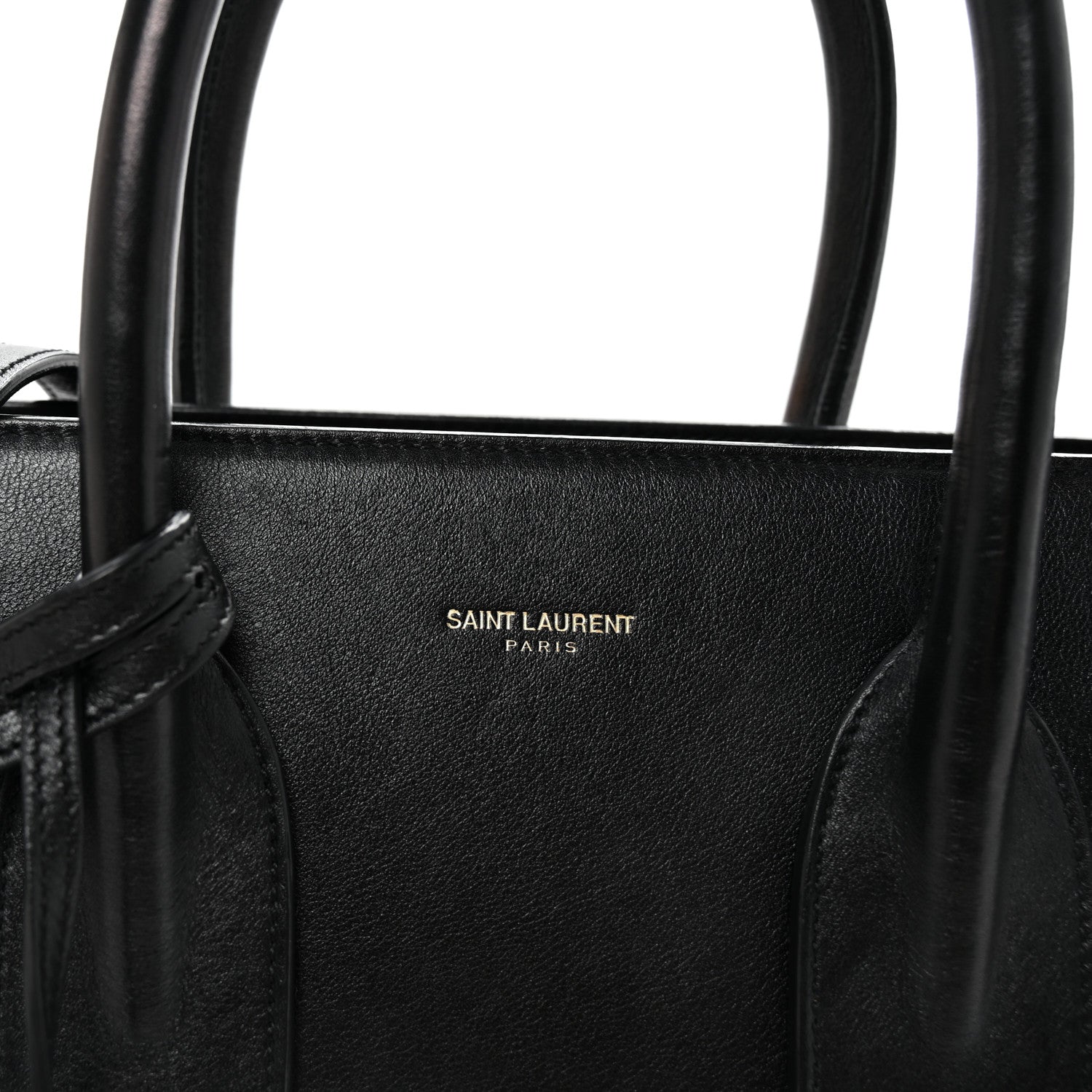 Calfskin Small Sac De Jour Black