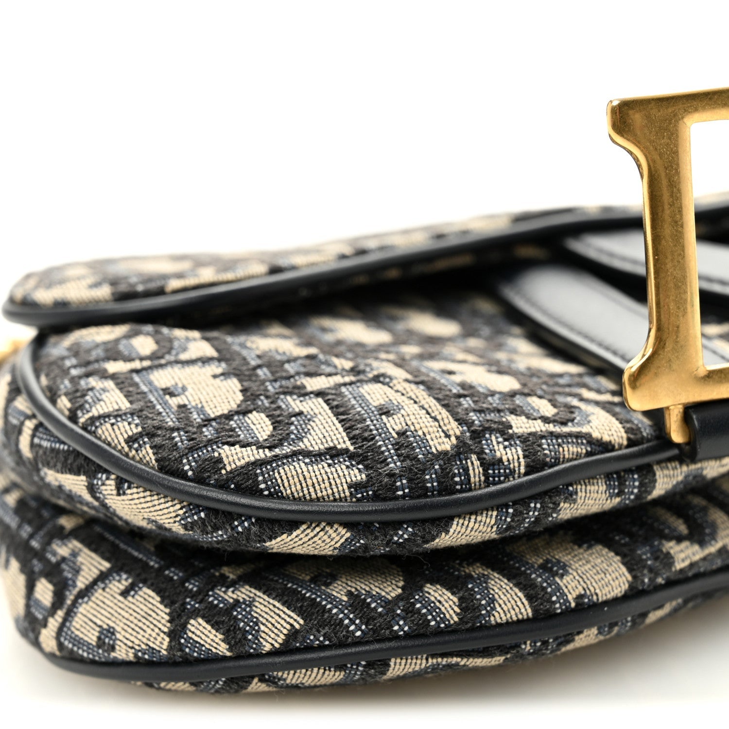Oblique Mini Saddle Bag Blue