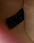 Calfskin Matelasse Mini GG Marmont Shoulder Bag Rosso Ancora