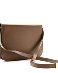 Box Calfskin Medium Classic Box Flap Bag Camel