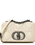 Lambskin Macrocannage Small D1OR Caro Bag Ivory
