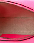 GG Supreme Monogram Textured Dollar Calfskin Web Ophidia Small Crossbody Bag Beige Ebony Fuchsia