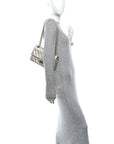 Metallic Lambskin Quilted 2.55 Reissue 225 Flap Silver