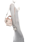 Tweed Cannage Small Vertical Toujours Rose des Vents