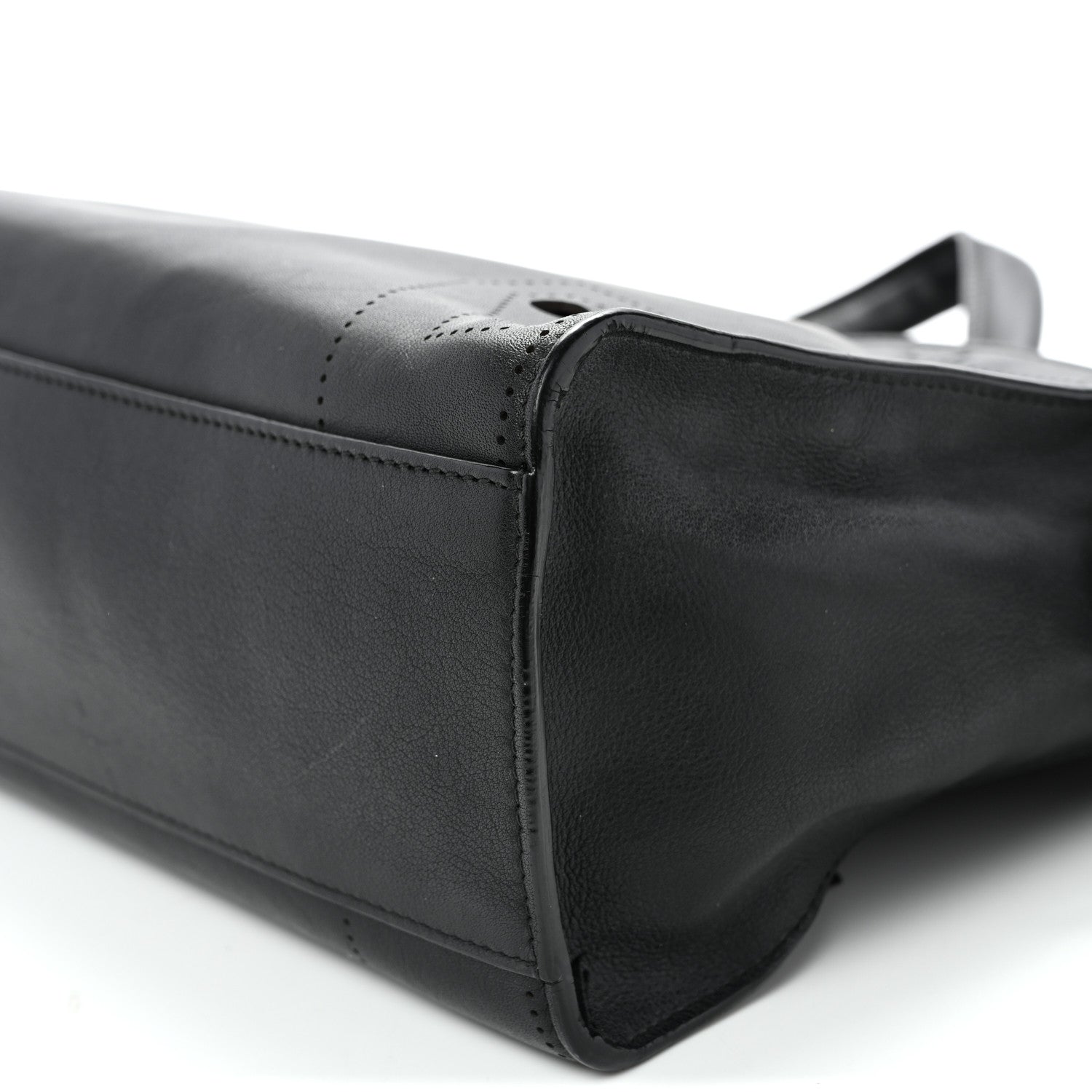 Veau Soyeux Perforated Blackout Hardware S City Black