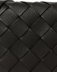Grained Calfskin Intreccio Large Diago Crossbody Bag Fondant