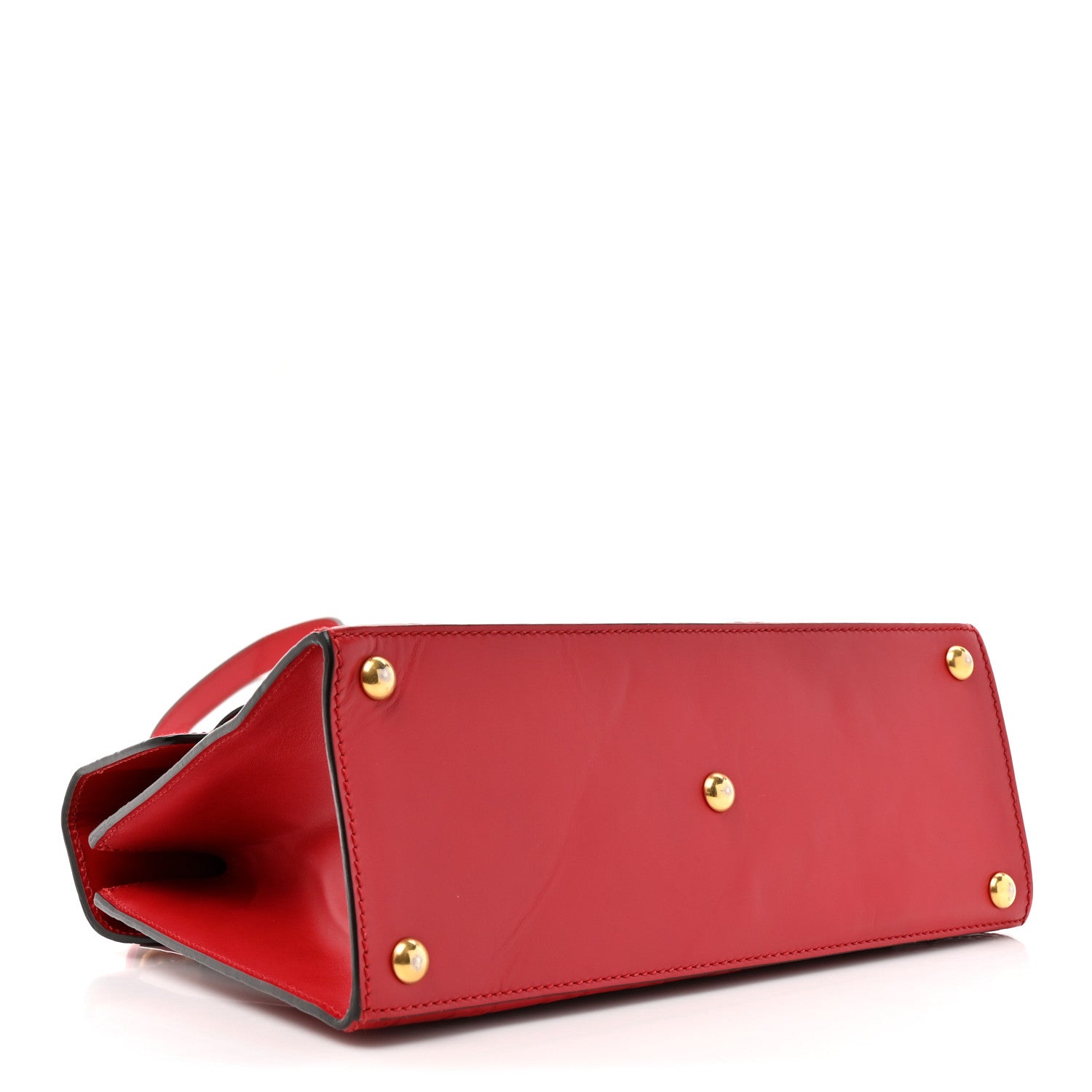 GCCIssima Signature Small Padlock Top Handle Bag Hibiscus Red