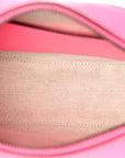 GG Supreme Monogram Textured Dollar Calfskin Web Ophidia Small Crossbody Bag Beige Ebony Fuchsia