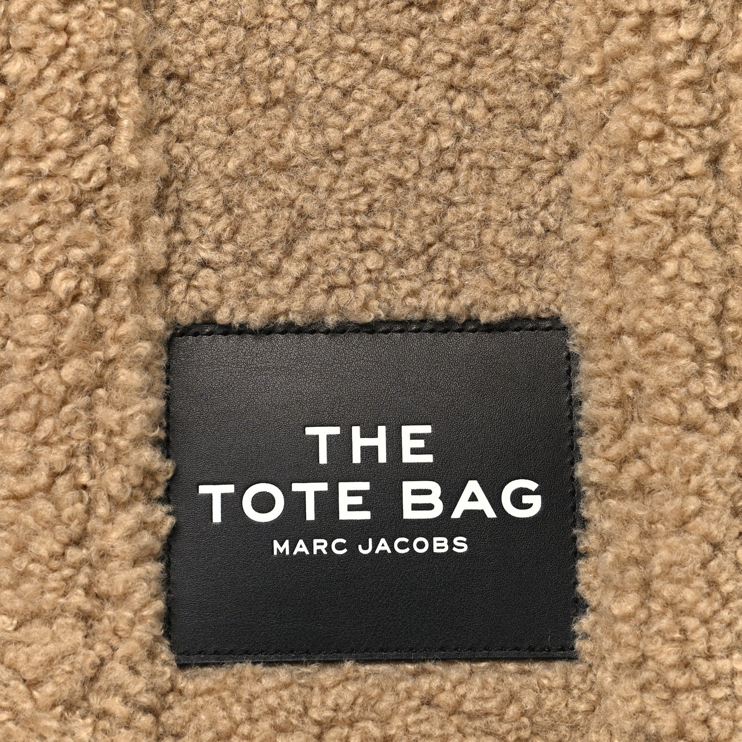 Polyester Cotton Medium The Teddy Traveler Tote Bag Beige