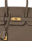 Epsom Birkin 35 Etoupe