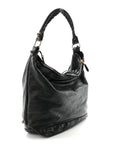 Agneau Giant 21 Rose Gold Hardware Day Hobo Black