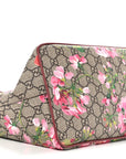 Soft GG Supreme Monogram Blooms Medium Crossbody Tote Beige Multicolor Dry Rose